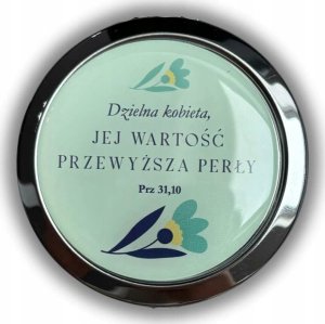 Lusterko kosmetyczne Szaron Lusterko kieszonkowe okr±głe - Dzielna kobieta 2