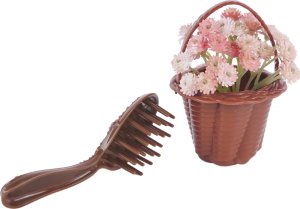 ProNice Lalka Z Koroną Na Głowie Długie Blond Włosy Suknia Bukiet Kwiatów Grzebień 6