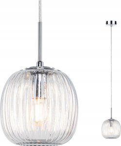 Lampa wisząca Paulmann Oprawa wisząca łazienkowa RUYA E14 max.20W IP44 230V chrom / szkło 2