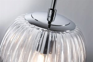 Lampa wisząca Paulmann Oprawa wisząca łazienkowa RUYA E14 max.20W IP44 230V chrom / szkło 3