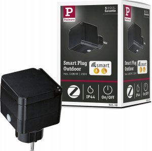 Paulmann Adapter SH Zigbee Smart Plug IP44 czarny / tworzywo sztuczne 1