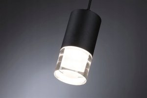 Lampa wisząca Paulmann Oprawa wisząca łazienkowa  KAME LED 3-STEP DIM 9W 3000K 700lm IP44 230V czarny / metal 3
