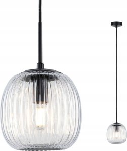 Lampa wisząca Paulmann Oprawa wisząca łazienkowa RUYA E14 max.20W IP44 230V czarny matowy / szkło 3