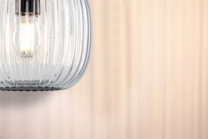 Lampa wisząca Paulmann Oprawa wisząca łazienkowa RUYA E14 max.20W IP44 230V czarny matowy / szkło 5