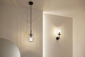 Lampa wisząca Paulmann Oprawa wisząca łazienkowa RUYA E14 max.20W IP44 230V czarny matowy / szkło 8