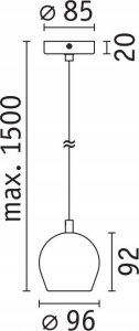 Lampa wisząca Paulmann Oprawa wisząca SHIMA GU10 max.10W IP44 230V biały / metal 13