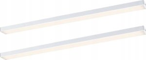 Paulmann Zestaw opraw podszafkowych LED LINE DIM PIR 2x4W 2x350lm 350mm 30000K 230V biały matowy / aluminium 1