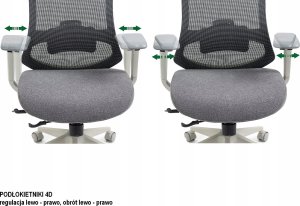 Krzesło biurowe Signal Fotel ergonomiczny ERGON czarny 10