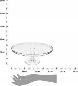 Pasabahce Szklana patera na ciasto LARA, Ø 32 cm 3