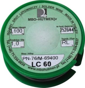 Hutmen CYNA LUTOWNICZA 2,5mm 250g MBO HUTMEN 1