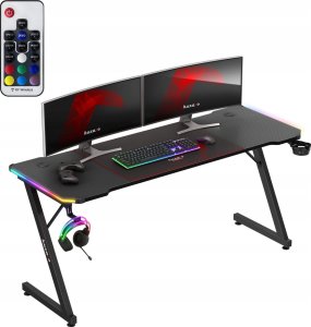 Biurko Huzaro Biurko Gamingowe Komputerowe Huzaro Hero 4.8 Rgb Led 160 Cm + Podkładka 1