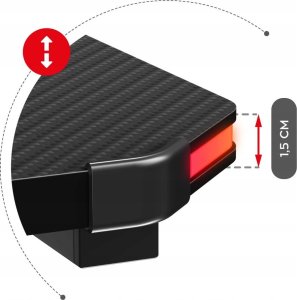 Biurko Huzaro Biurko Gamingowe Komputerowe Huzaro Hero 4.8 Rgb Led 160 Cm + Podkładka 9