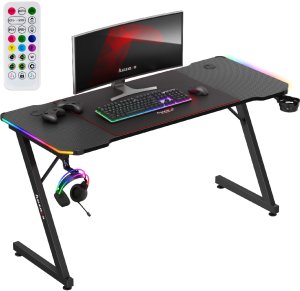 Biurko Huzaro Hero 3.3 RGB Czarne 140 cmx60 cm 11