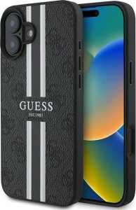 Guess Guess GUHMP16MP4RPSK iPhone 16 Plus 6.7" czarny/black hardcase 4G Printed Stripes MagSafe 1