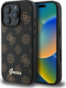 Guess Guess GUHMP16XPGPYSK iPhone 16 Pro Max 6.9" czarny/black hardcase Peony Script MagSafe 1