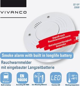 Vivanco Vivanco smoke detector SD 10Y (33509) 7
