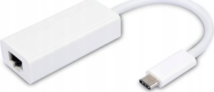 Adapter USB Vivanco Vivanco adapter USB-C - LAN, white (34291) 1