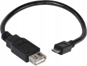 Kabel USB Vivanco microUSB - USB-A 0.15 m Czarny (45298) 3