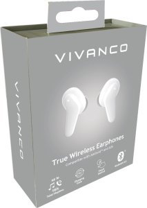 Słuchawki Vivanco wireless headset Fresh Pair BT, white (60604) 6