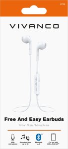 Słuchawki Vivanco Vivanco wireless headset Free&Easy Earbuds, white (61736) 2
