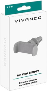 Vivanco Vivanco car phone holder Simply, gray (62378) 3