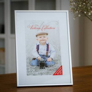 Ramka Victoria Collection Photo frame Aluminium 21x29,7cm (A4), grey 2