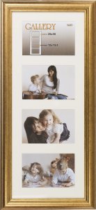 Ramka Victoria Collection Photo frame Ema Gallery 20x50/4/10x15, gold (VF3967) 1