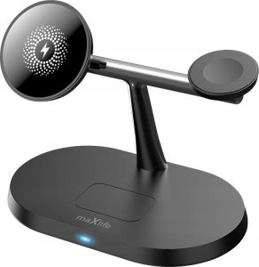 Ładowarka MaxLife  Maxlife wireless charger 3in1 15W, black (MXWC-03) 3