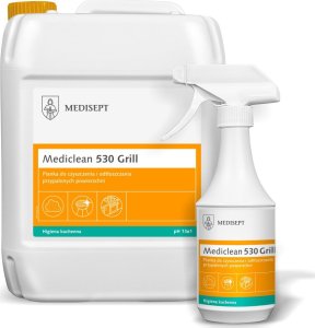 Medisept MEDICLEAN 530 Grill Pianka do czyszczenia i odtłuszczania przypalonych powierzchni 500 ml 1