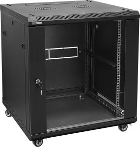 Szafa Qoltec WS6612/B - szafa Rack 19" - 600x600x12U 1