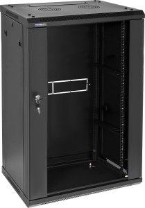 Szafa Qoltec W6418/B - szafa Rack 19" - 600x450x18U 1