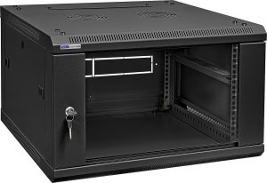 Szafa Qoltec W6606/B - szafa Rack 19" - 600x600x6U (Rozłożona) 1