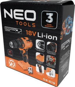 Wiertarko-wkrętarka Neo 04-619 18 V 10