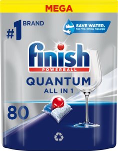 Finish Finish Quantum Kapsułki do Zmywarki All-in-1 Regularne 80 Sztuk 1