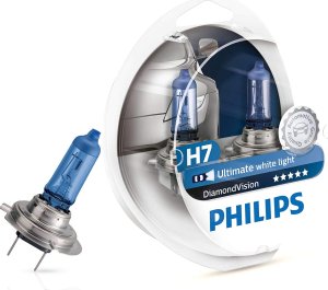 Osram PHILIPS H7 DIAMOND VISION 5000k XENON EFFECT 1