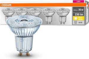 Osram Osram 5x żarówki LED GU10 PAR16 2,6W=35W 2700K 1