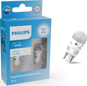 Osram Żarówki Philips LED Ultinon Pro7000 W5W XU70 12V 1