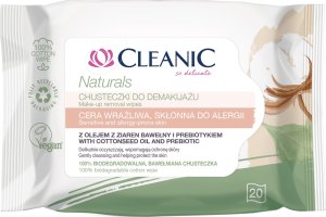 Osram Cleanic Naturals Chusteczki do demakijażu, cera wrażliwa, 20 sztuk 1