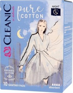 Osram CLEANIC Podpaski higieniczne Pure Cotton Noc 10szt 1