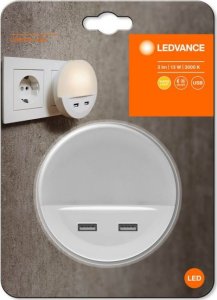 Lampka wtykowa do gniazdka Osram LEDVANCE Lampka Nocna do Gniazdka z ŁADOWARKA USB 1