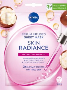 Osram NIVEA SKIN RADIANCE Maska w płachcie z serum rozświetlającym 1