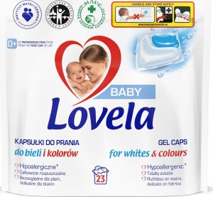 Lovela Kapsułki do prania Baby bieli i kolorów hipoalergiczne 23 szt. 1