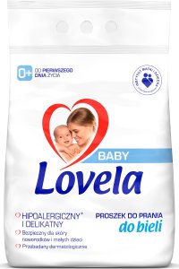Lovela Proszek do prania białego dla niemowląt hipoalergiczny 2,7 kg 1