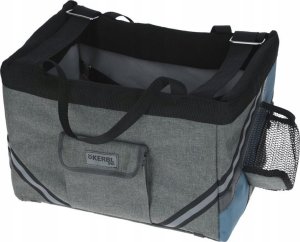Kerbl KERBL Torba rowerowa dla psa Vacation, 38 x 25 x 25 cm, szaro/niebieska 3