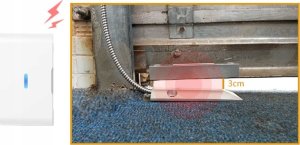 Spreest BEZPRZEWODOWY CZUJNIK KONTAKTRON OTWARCIA ZAMKNIĘCIA ROLET BRAMY 433MHZ 5