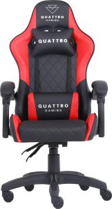 Fotel Alpha Gaming Fotel Gamingowy Krzesło Gracza Biurowy Alpha Gaming Carbon Czerwony Porządny 2