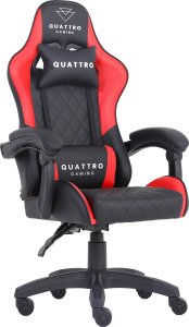 Fotel Alpha Gaming Fotel Gamingowy Krzesło Gracza Biurowy Alpha Gaming Carbon Czerwony Porządny 3