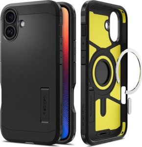 Spigen Tough Armor MAG iPhone 16 Plus MagSafe czarny/czarny ACS08085 2