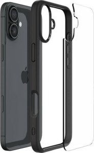 Spigen Ultra Hybrid iPhone 16 matte black/czarny ACS08201 8
