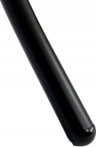 kontrast Zestaw ogrodowy kawowy na taras balkon TERNI dla 2 osób stół fi60 i krzesła czarny 7